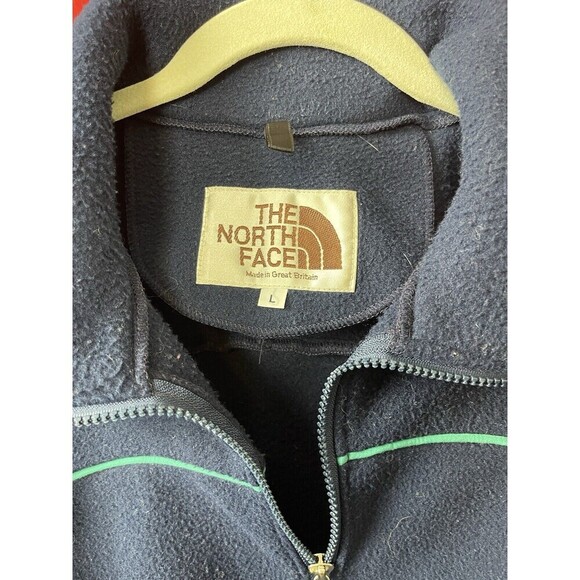 Vintage 80’s Old Label The North Face Fleece Jacket Blue Mens Large - Picture 2 of 7